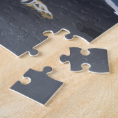 Hawaii Sea Turtle on Black Sand Beach T-Shirt Puzzle (Seite)