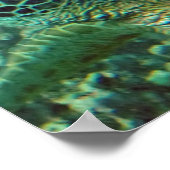 Hawaii Sea Turtle Poster (Ecke)