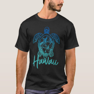Hawaii Sea Turtles Hawaiian Marine Turtle Blume T T-Shirt