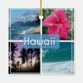 Hawaii Seascape Keramikornament (Rückseite)