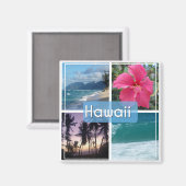 Hawaii Seascape Magnet (Vorderseite/Rückseite)