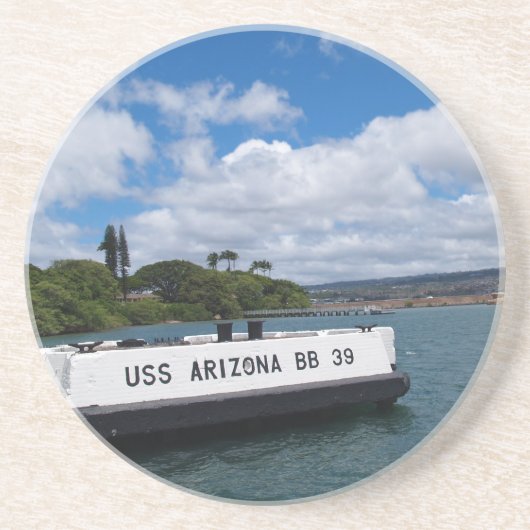 Hawaii-Serie - Untersetzer der USS Arizona (Vorne)