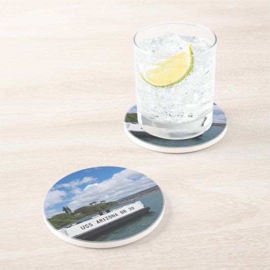 Hawaii-Serie - Untersetzer der USS Arizona (Seite)