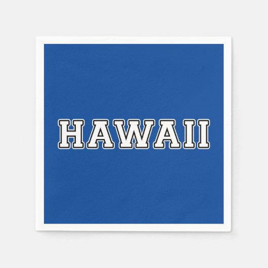 Hawaii Serviette (Vorderseite)