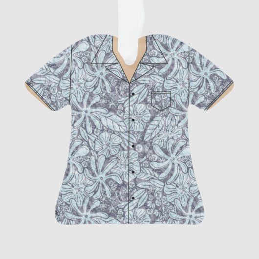 Hawaii-Shirt-Acrylblickfang Ornament (Vorderseite)