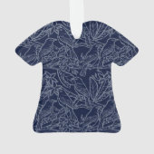 Hawaii-Shirt-Acrylblickfang Ornament (Rückseite)