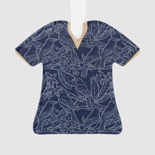 Hawaii-Shirt-Acrylblickfang Ornament (Vorderseite)