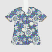 Hawaii-Shirt-Acrylblickfang Ornament (Rückseite)