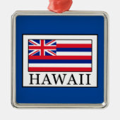 Hawaii Silbernes Ornament (Vorne)