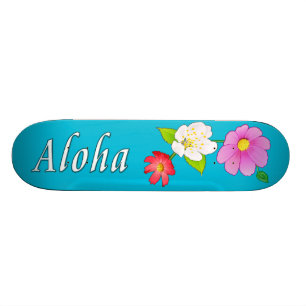 Hawaii-Skateboard-BlumenAloha Skateboards