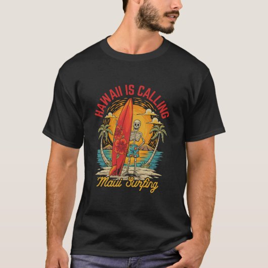 Hawaii Sommer Stimmung T-Shirt (Vorderseite)