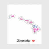 Hawaii - Sommeraufkleber - LilInspiriert Aufkleber (Blatt)