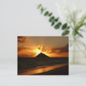 Hawaii-Sonnenaufgang Postkarte (Stehend Vorderseite)