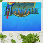 Hawaii-Sonnenuntergang Geschirrtuch (Gefaltet)