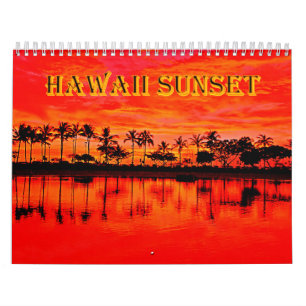 Hawaii-Sonnenuntergang Kalender
