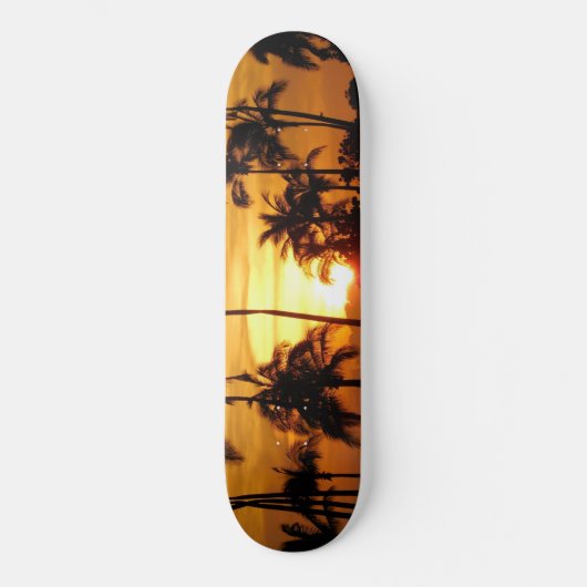 Hawaii-Sonnenuntergang Skateboard (Vorderseite)