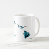 Hawaii Souvenir Kaffeetasse (VorderseiteRechts)