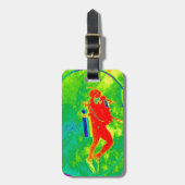 Hawaii-Sporttaucher Gepäckanhänger (Vorderseite vertikal)