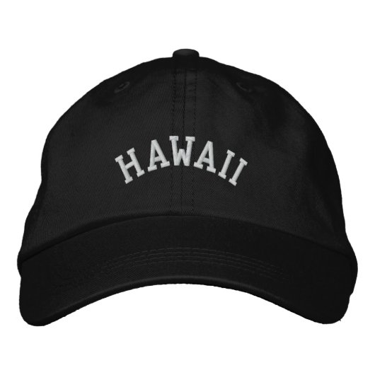 Hawaii-Staat bestickt Bestickte Kappe (Vorderseite)