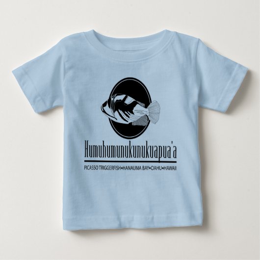Hawaii Staat Fish - Humuhumunukunukuapua'a Baby T-shirt (Vorderseite)