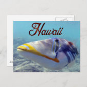 Hawaii Staat Fish - Humuhumunukunukuapua'a Postkarte (Vorne/Hinten)