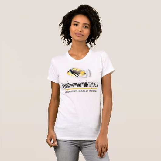 Hawaii Staat Fish - Humuhumunukunukuapua'a T-Shirt (Vorne ganz)