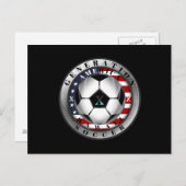 Hawaii Staat Generation X American Soccer Postkarte (Vorne/Hinten)