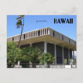 Hawaii Staat Hauptstadt Postkarte (Vorderseite)