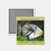 Hawaii-Staat Magnet (Vorderseite/Rückseite)