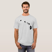 Hawaii Staat Map Belong T-Shirt (Vorne ganz)