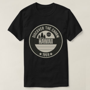 Hawaii Staat Map - HI Travel Keepake T-Shirt