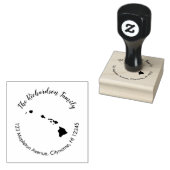 Hawaii Staat Rücksendeadresse Gummi Briefmarke Gummistempel (Stempel)