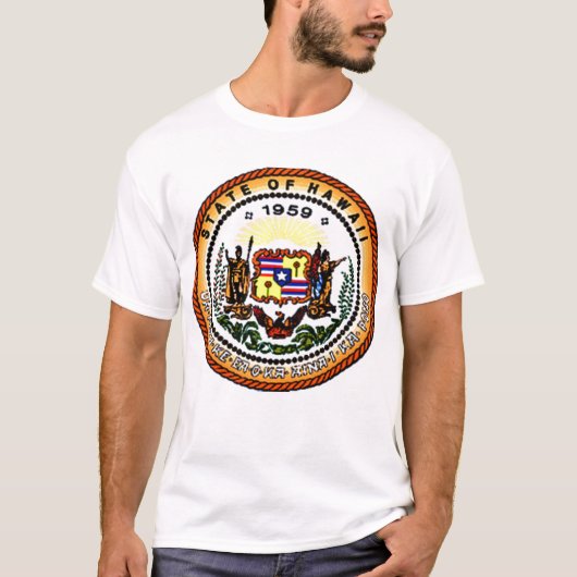 Hawaii Staat Siegel T-Shirt (Vorderseite)