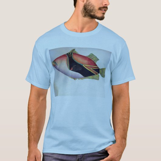 Hawaii-Staats-Fische T-Shirt (Vorderseite)