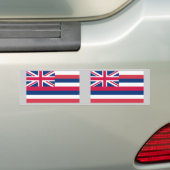 Hawaii-Staats-Flagge Autoaufkleber (Auf Auto)