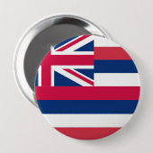 Hawaii-Staats-Flagge Button (Vorne & Hinten)