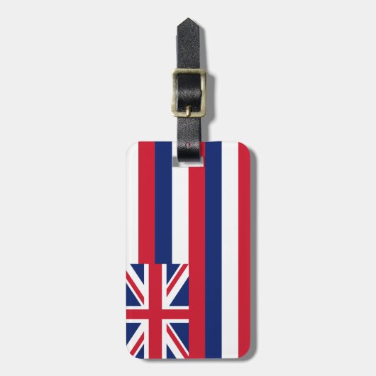 Hawaii-Staats-Flagge Gepäckanhänger (Vorderseite vertikal)