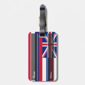 Hawaii-Staats-Flagge Gepäckanhänger (Rückseite vertikal)