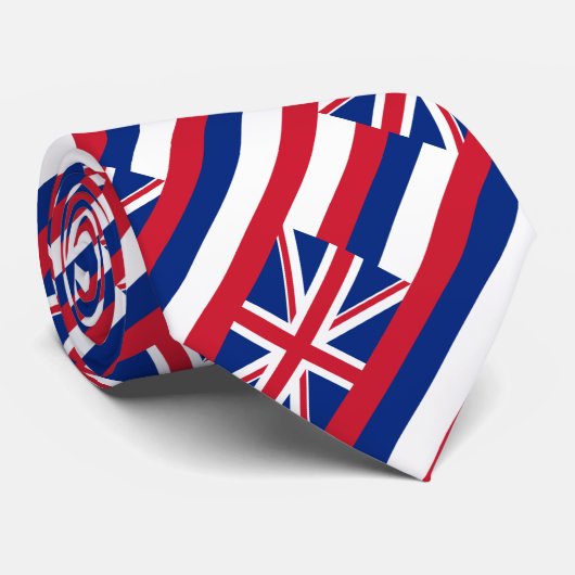 Hawaii-Staats-Flagge Krawatte (Gerollt)
