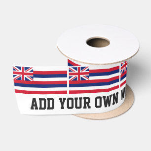 Hawaii-Staats-Flagge Satinband