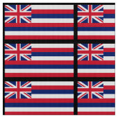 Hawaii-Staats-Flagge Stoff (Nahaufnahme)