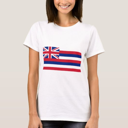 Hawaii-Staats-Flagge T-Shirt (Vorderseite)
