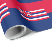 Hawaii-Staats-Flaggen-Entwurf Geschenkpapier (Rolleneckpunkt)