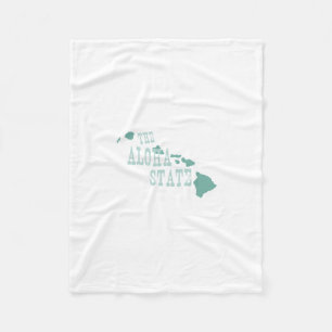 Hawaii-Staats-Motto-Slogan Fleecedecke