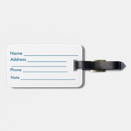 Hawai'i Staats-Siegel-Gepäck-Umbau Gepäckanhänger (Rückseite horizontal)