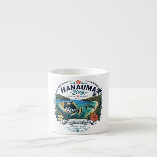 Hawaii Staatsfisch Espressotasse (Vorderseite)