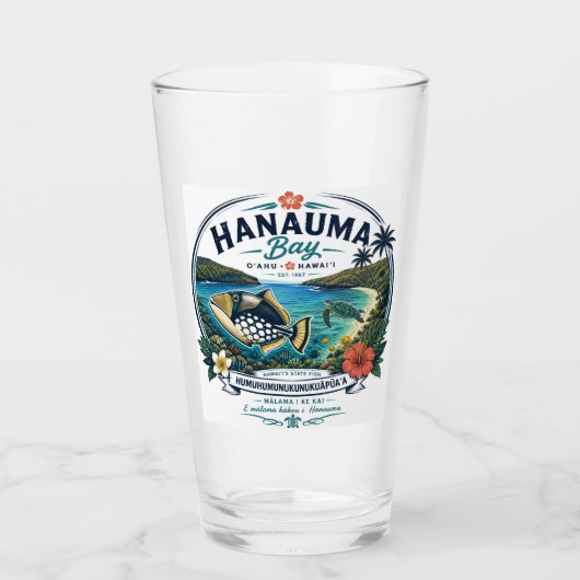 Hawaii Staatsfisch Glas (Vorderseite)