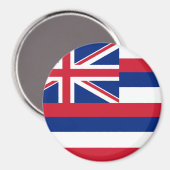 Hawaii Staatsflagge Magnet (Vorderseite/Rückseite)