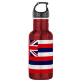 Hawaii-Staatsflagge Trinkflasche (Vorderseite)