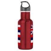 Hawaii-Staatsflagge Trinkflasche (Rückseite)
